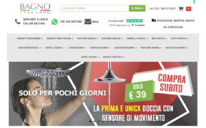 Il sito online di Bagno Italiano
