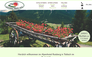 Il sito online di Alpen Hotel Ratsberg