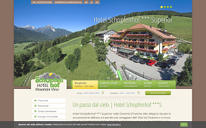 Il sito online di Schopfenhof Hotel