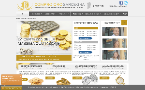 Il sito online di Compro Oro Sardegna