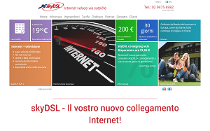 Il sito online di skyDSL