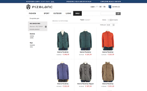 Il sito online di Pizblanc
