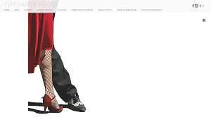 Il sito online di Top Dance Shoes