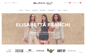 Il sito online di Black out Fashion store