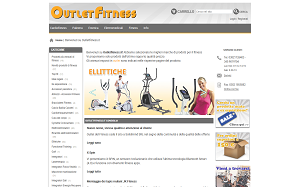 Il sito online di OutletFitness