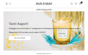 Il sito online di Ava & May