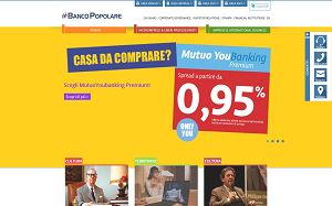 Il sito online di Banco Popolare