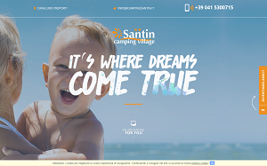 Il sito online di Camping Santin