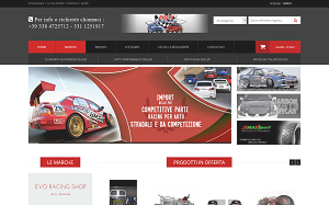 Il sito online di EVO Racing Shop