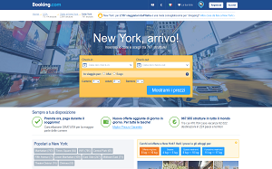Il sito online di Hotel New York by booking