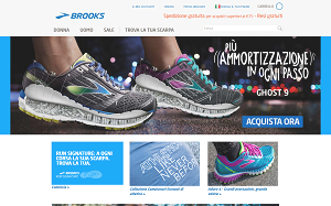 Il sito online di Brooks running