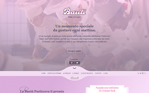 Il sito online di Bauli