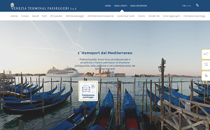 Il sito online di Venezia Terminal Passeggeri