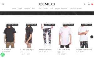 Visita lo shopping online di Genius