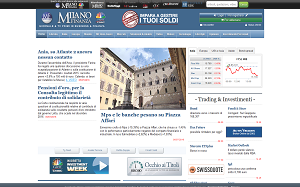 Il sito online di Milano Finanza