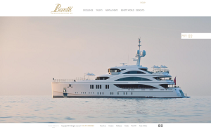 Il sito online di Benetti yachts