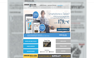 Il sito online di Corriere Digital Edition