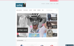 Il sito online di Store for cycling