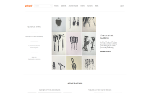 Il sito online di Artnet