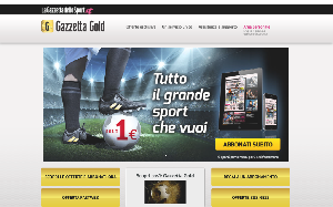 Il sito online di La Gazzetta dello Sport Digital Edition