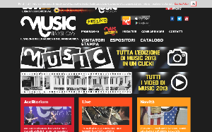 Il sito online di Music Italy show