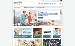 Il sito online di Gas natural vendita