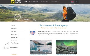 Il sito online di Extreme Iceland