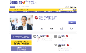 Il sito online di Domains priced right