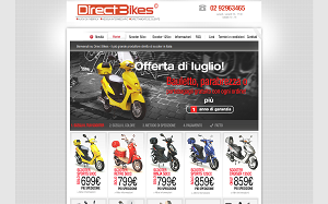 Il sito online di Direct Bikes