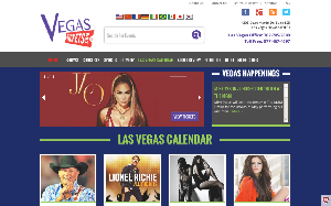 Il sito online di Vegas Tickets