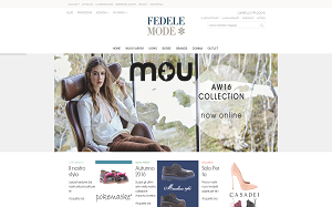 Il sito online di Fedele Mode