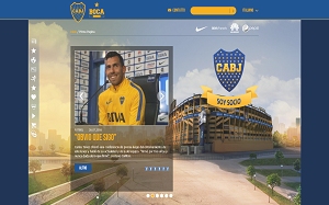 Il sito online di Boca Juniors