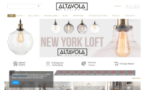 Il sito online di Altavola Design