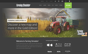Il sito online di Farming- Simulator