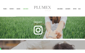 Il sito online di Plumex shop