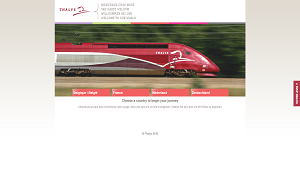 Il sito online di Thalys