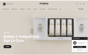Il sito online di Sisley Cosmetici Paris