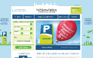 Il sito online di ViaMilano parking