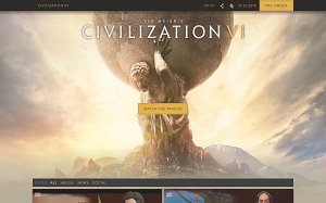 Il sito online di Civilization
