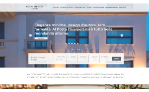 Il sito online di Posta Design Hotel