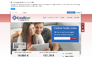 Il sito online di Crediper