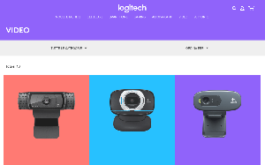 Il sito online di Logitech webcam