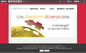 Il sito online di BergamoScienza