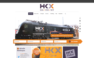 Il sito online di HKX