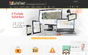 Il sito online di SafeFleet GPS