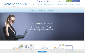Il sito online di Cloud Finance