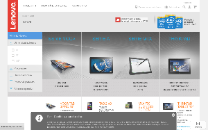 Il sito online di Lenovo Tablets
