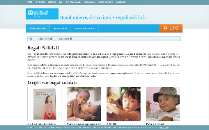 Il sito online di SOS Villaggi dei bambini.