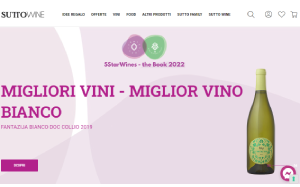 Il sito online di Sutto Wine