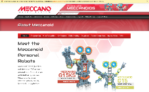 Il sito online di Meccanoid